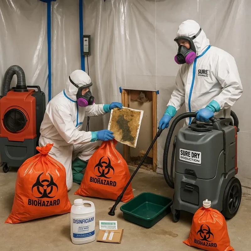 Contaminated Water Handling Protocols process in Isanti, MN