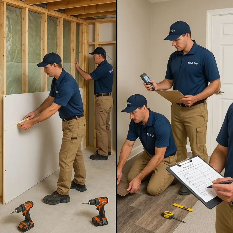 Repairs and Reconstruction process in Isanti, MN
